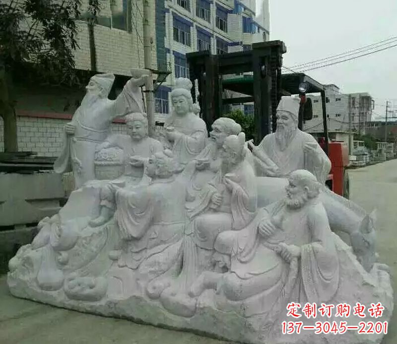 运城八仙过海石雕