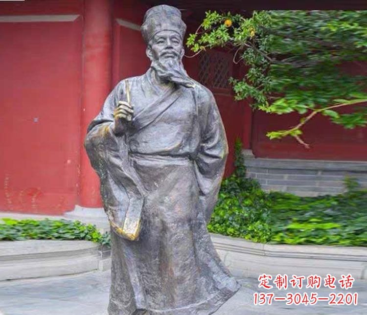 运城北宋文学家苏轼铜雕