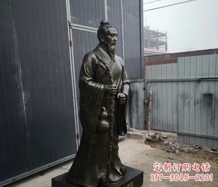 运城扁鹊人物古代名医铜雕摆件