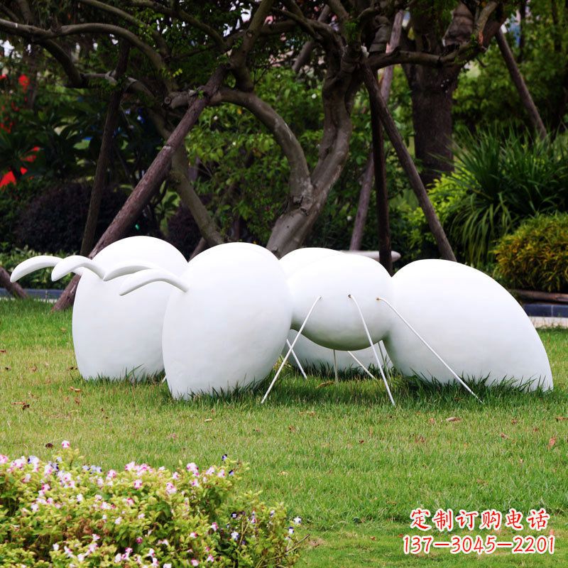 运城玻璃钢蚂蚁公园雕塑