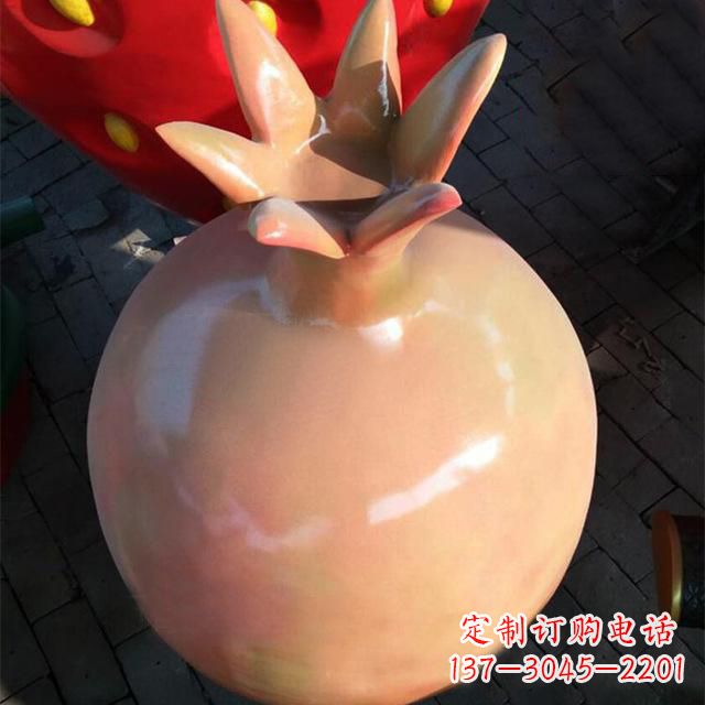 运城玻璃钢石榴雕塑