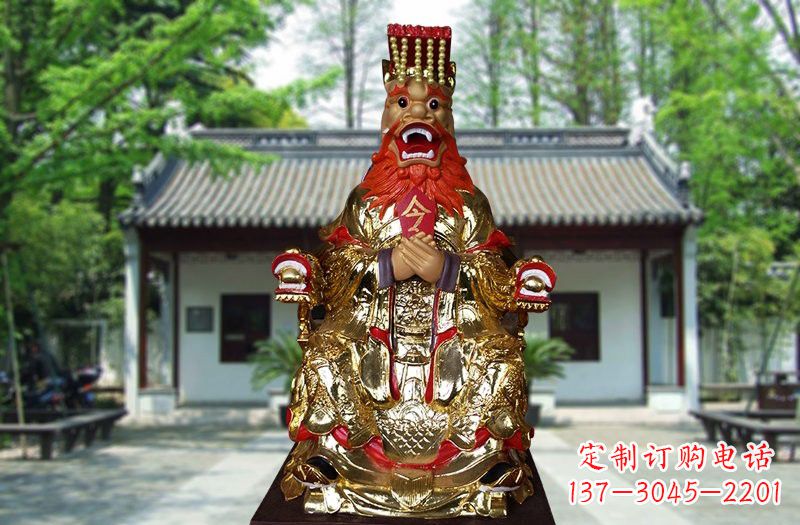 运城玻璃钢贴金龙王