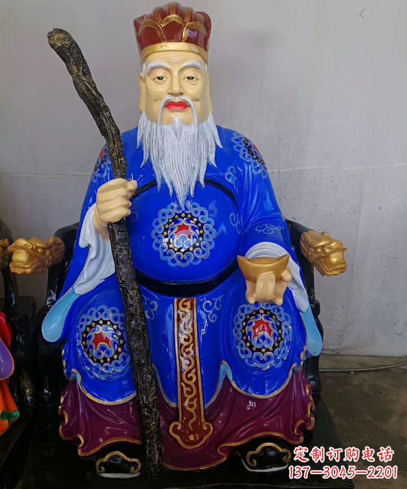 运城玻璃钢土地公土地婆神像