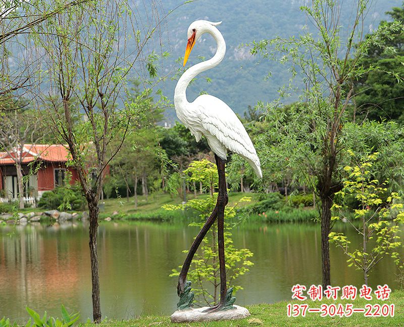 运城玻璃钢仙鹤雕塑价格