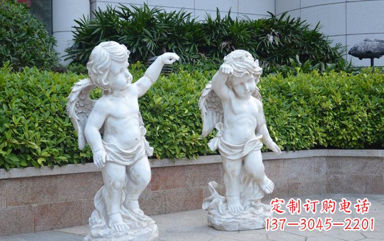 运城玻璃钢小天使雕塑 西方人物雕塑