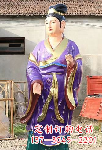 运城玻璃钢宗教庙宇彩绘八仙神像
