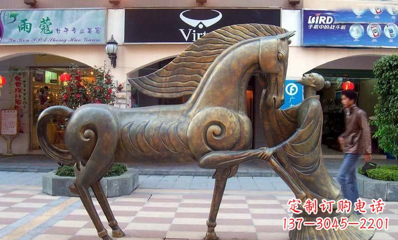 运城伯乐和千里马铜雕