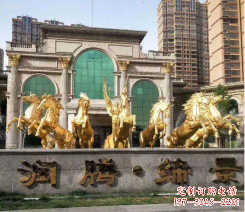 运城不锈钢阿波罗战车雕塑