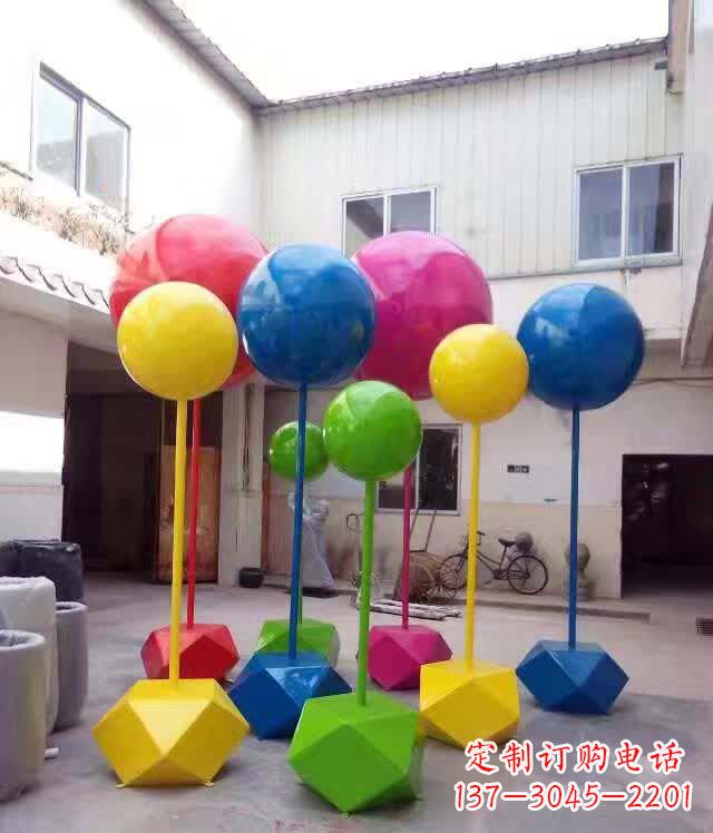 运城不锈钢彩色气球雕塑