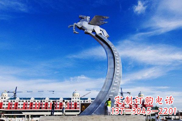 运城不锈钢城市飞马设计图雕塑