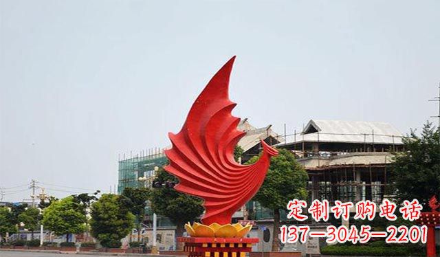 运城不锈钢城市凤凰摆件