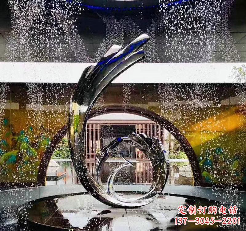 运城不锈钢城市景观喷泉雕塑