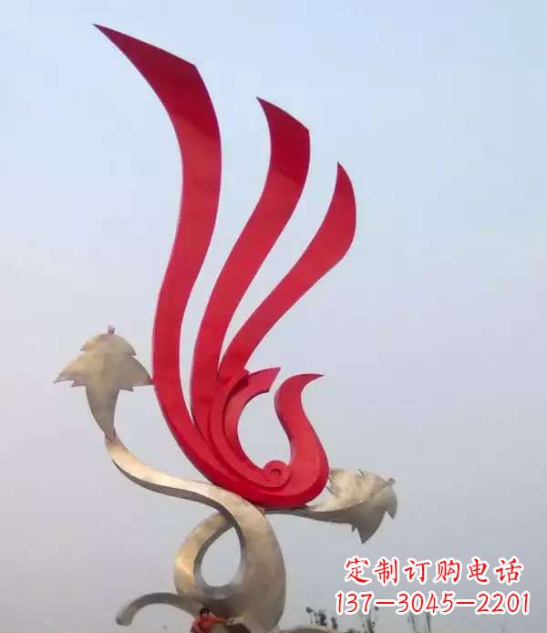 运城不锈钢城市铁艺凤凰雕塑