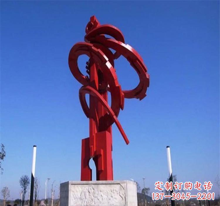 运城不锈钢齿轮雕塑2