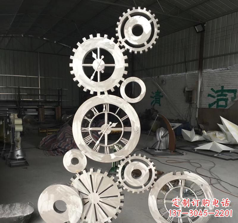 运城不锈钢齿轮景观雕塑