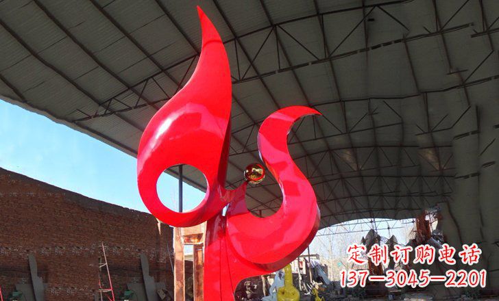 运城不锈钢抽象动物雕塑