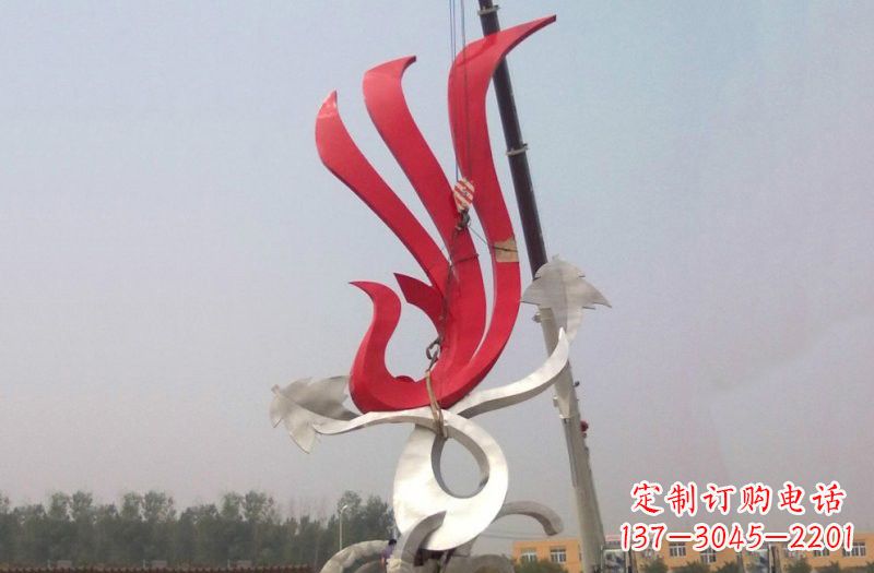 运城不锈钢抽象凤凰安装