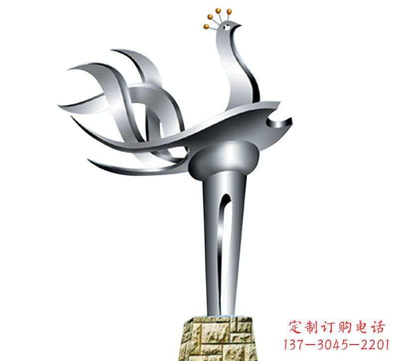 运城不锈钢抽象凤凰设计图
