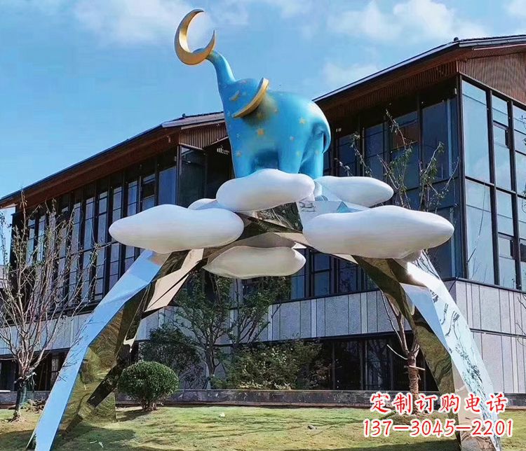 运城不锈钢抽象拱门雕塑