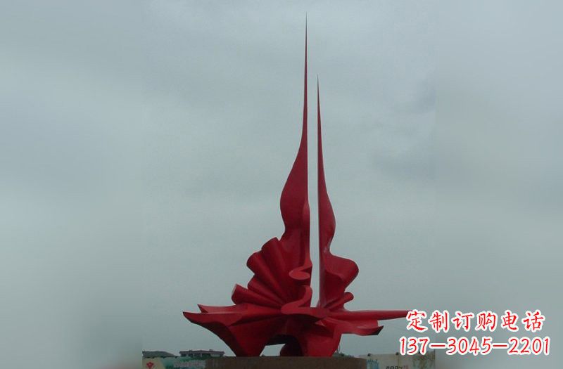 运城不锈钢抽象火炬雕塑222