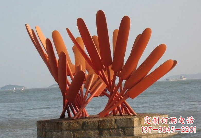 运城不锈钢船桨雕塑