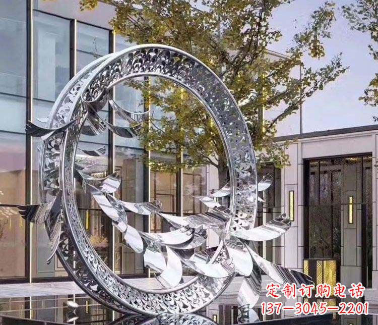 运城不锈钢大雁雕塑