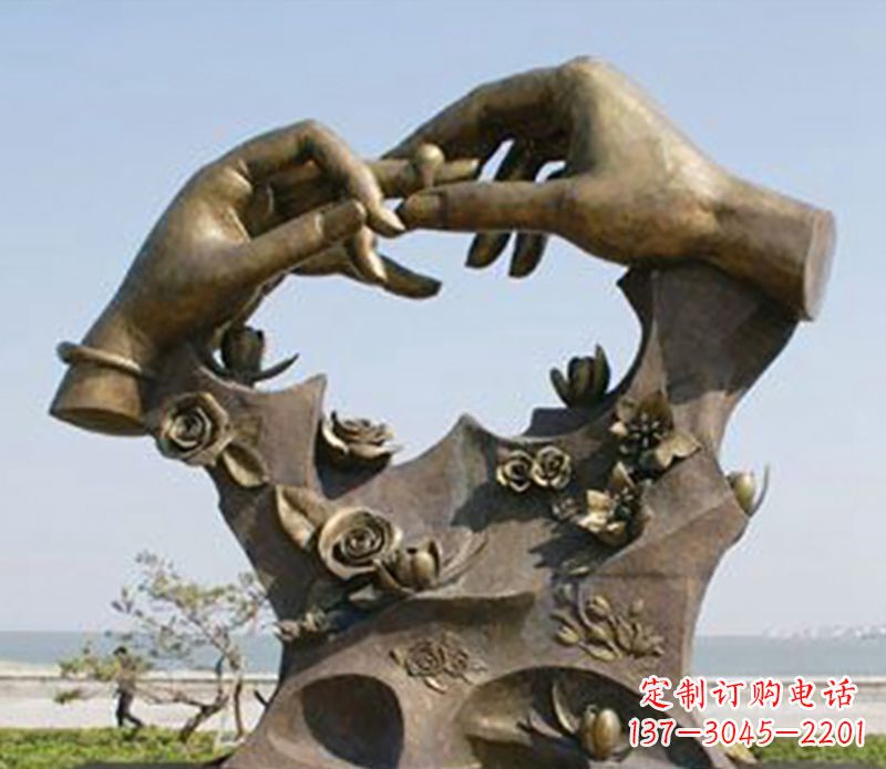 运城不锈钢戴戒指雕塑