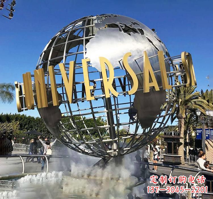 运城不锈钢地球仪雕塑——精致的地球礼物