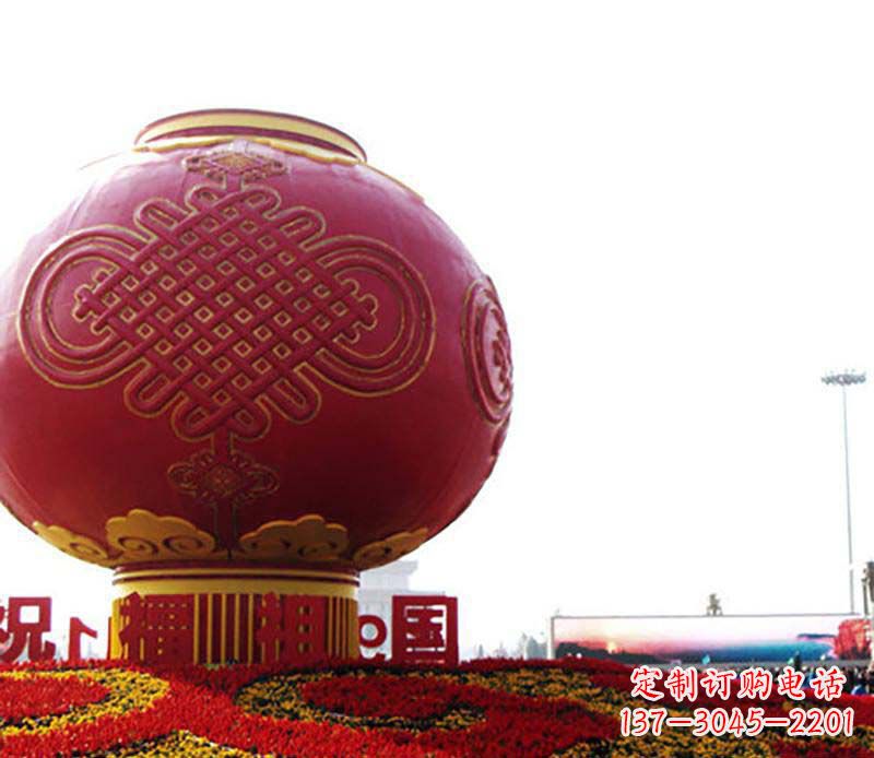 运城不锈钢灯笼雕塑