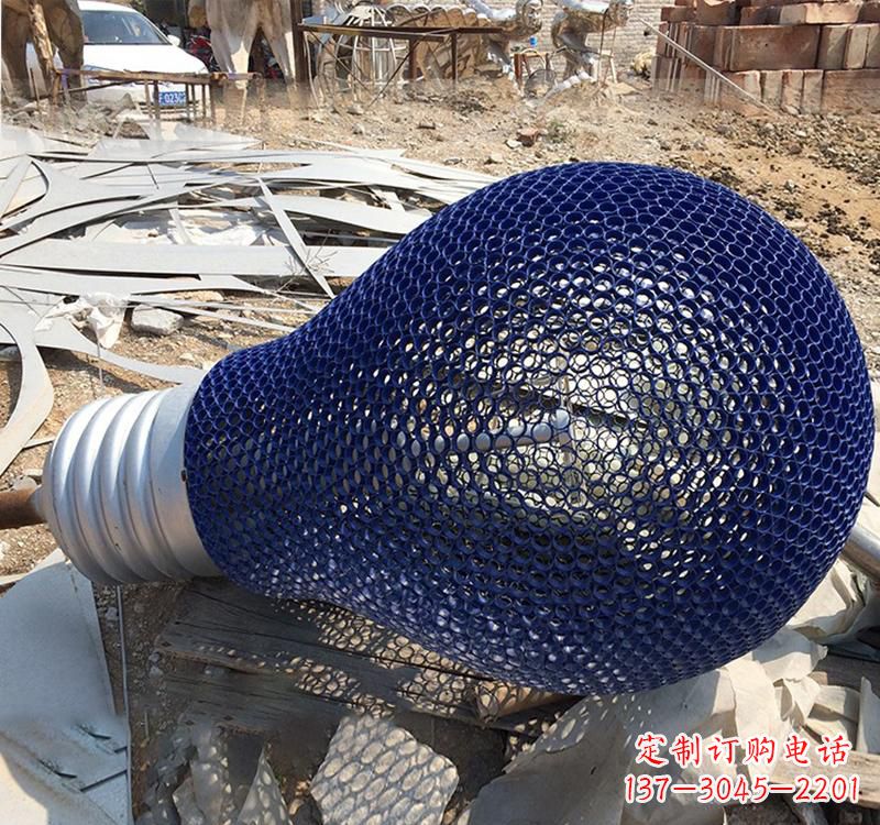 运城不锈钢灯泡雕塑22