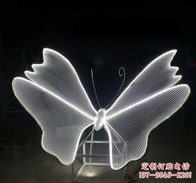 运城不锈钢灯饰蝴蝶雕塑