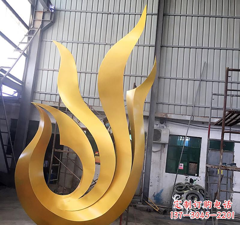 运城不锈钢仿真艺术凤凰雕塑