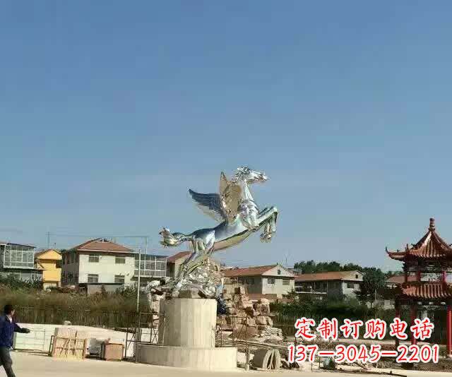 运城不锈钢飞马标志雕塑