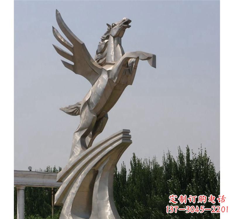 运城不锈钢飞马雕塑