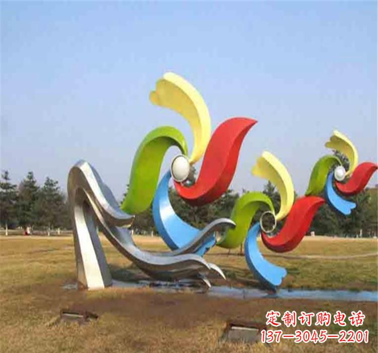 运城不锈钢风车雕塑