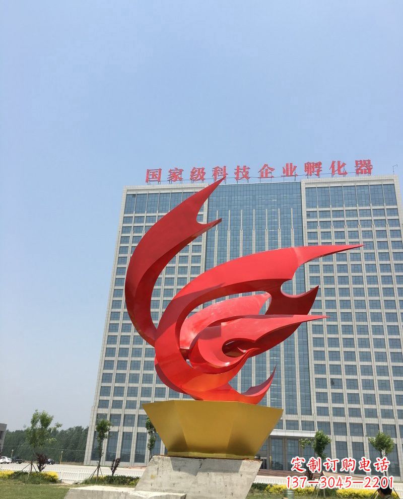 运城不锈钢凤凰雕塑222