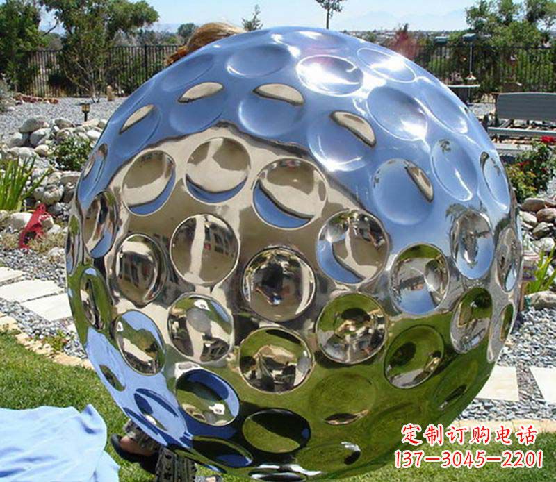 运城不锈钢高尔夫球雕塑