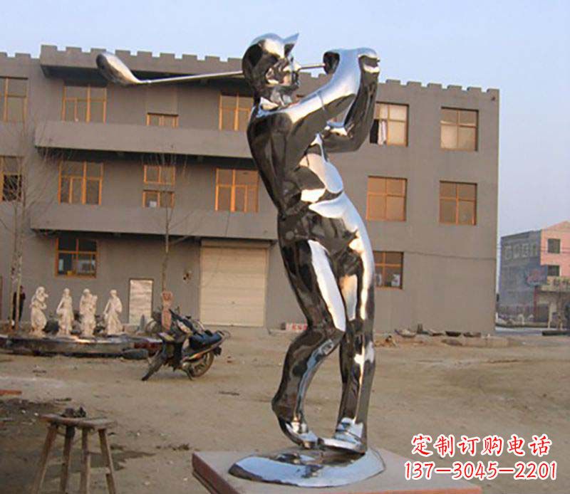 运城不锈钢高尔夫雕塑