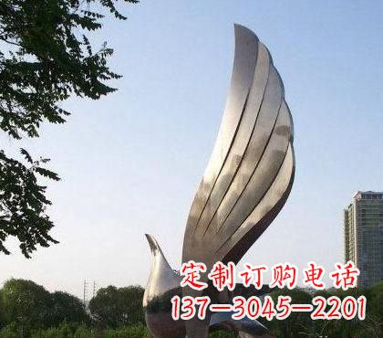 运城不锈钢鸽子雕塑2