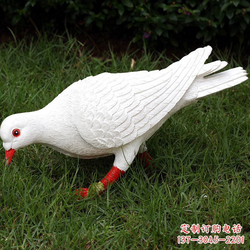 运城不锈钢鸽子主题雕塑
