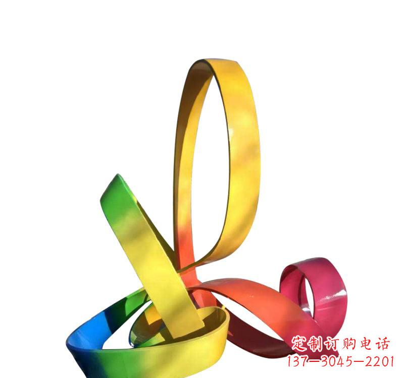 运城不锈钢公园胶卷雕塑