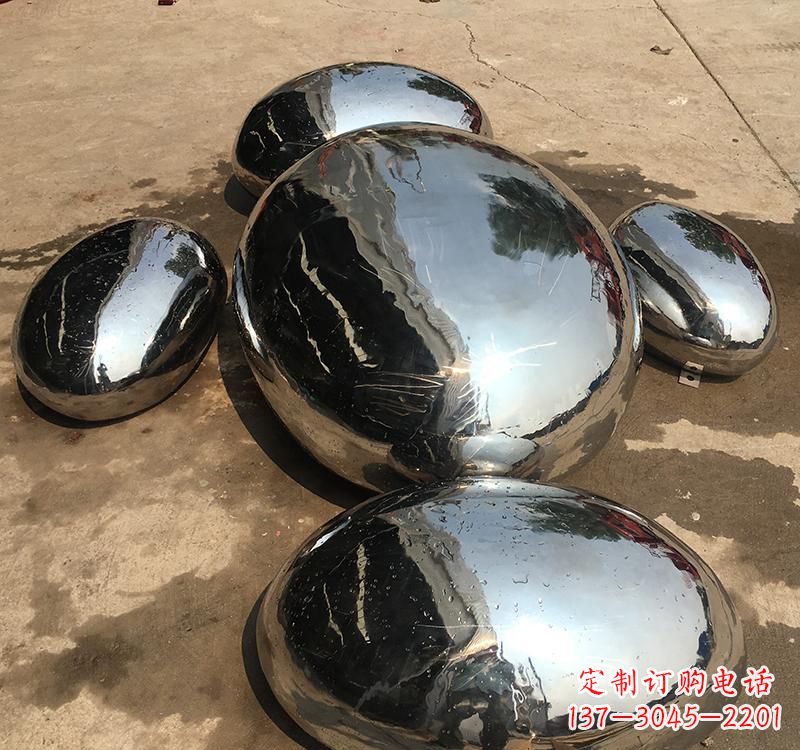运城不锈钢广场抽象水滴雕塑