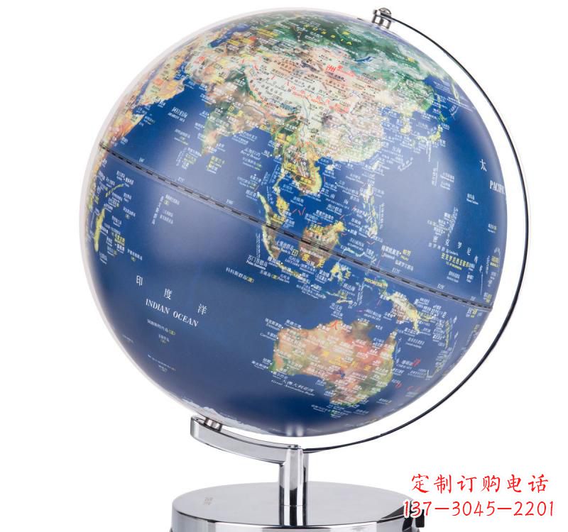 运城不锈钢广场地球仪雕塑