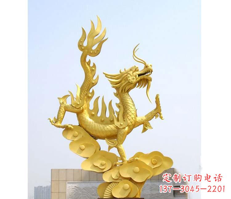 运城不锈钢虎跃雕塑——传承英雄气概