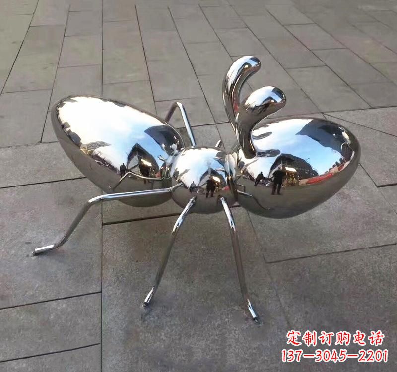 运城不锈钢广场蚂蚁雕塑