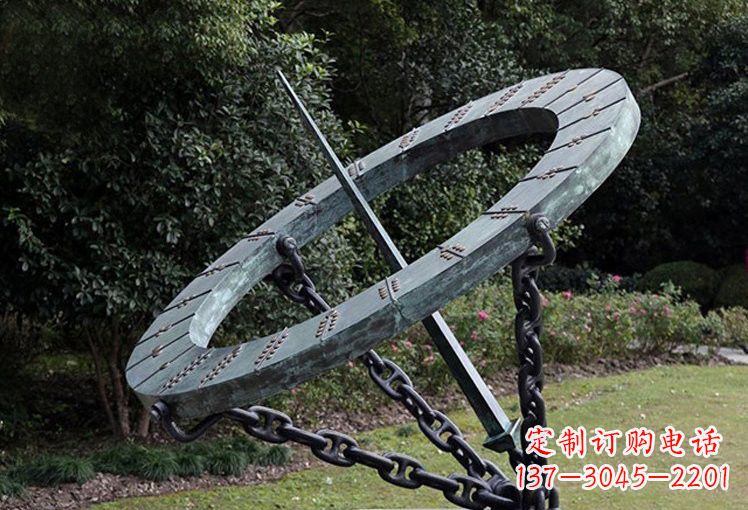 运城不锈钢广场日晷雕塑