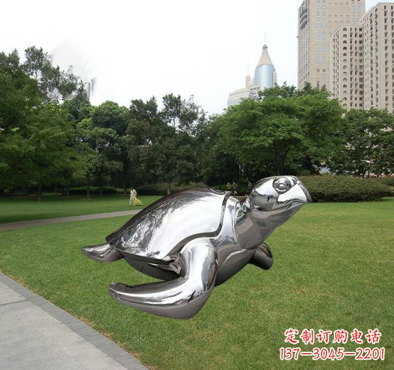 运城不锈钢海龟雕塑