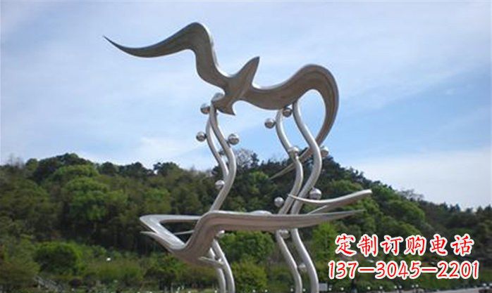 运城不锈钢海鸥景观雕塑