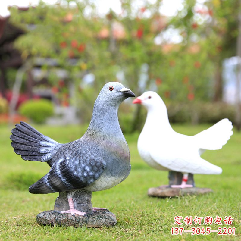 运城不锈钢和平鸽雕塑