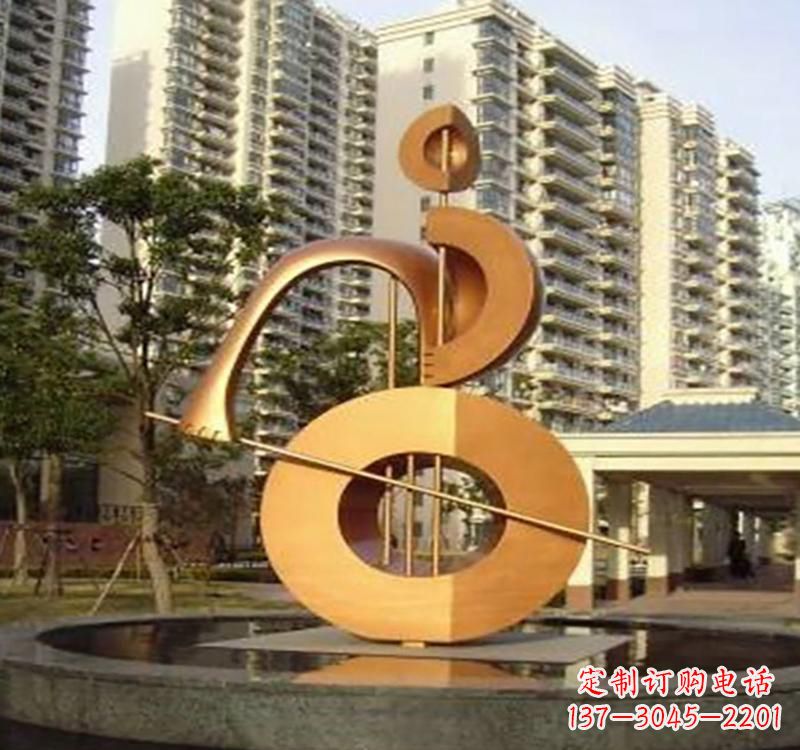 运城不锈钢葫芦乐器雕塑